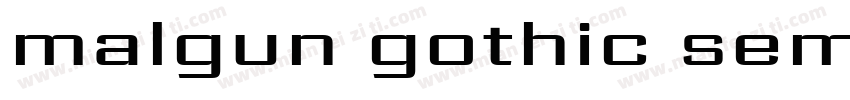 malgun gothic sem字体转换